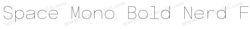 Space Mono Bold Nerd Font Complete字体转换